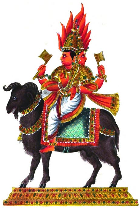 Hindu-fire-deity